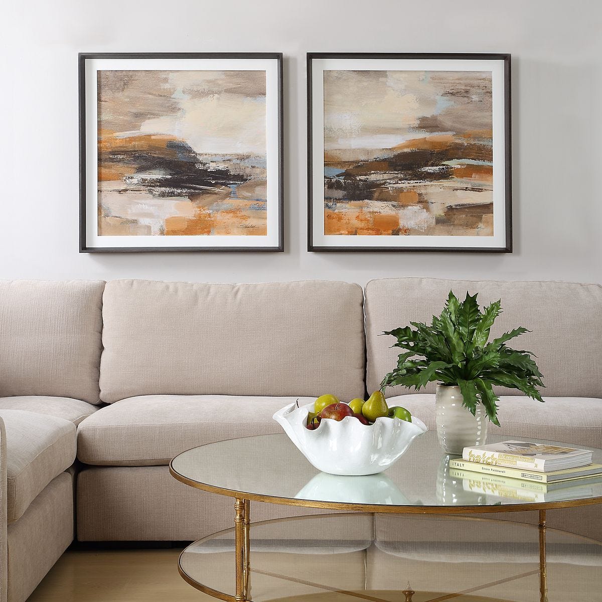 Cinnamon Shore Framed Prints, S/2 Lifestyle